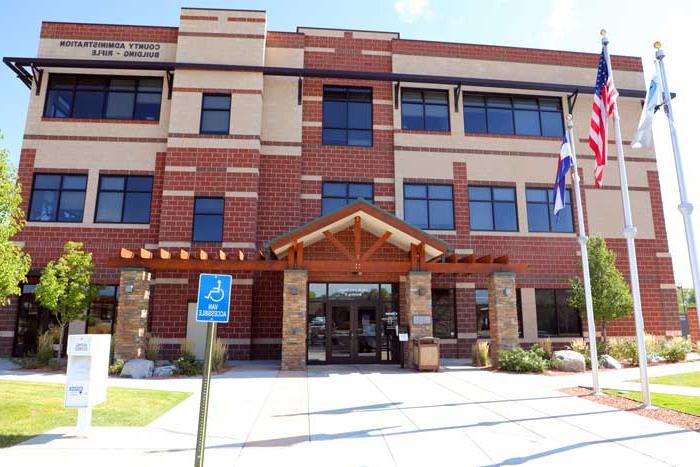 Garfield County Administration Building in Rifle, Colorado.